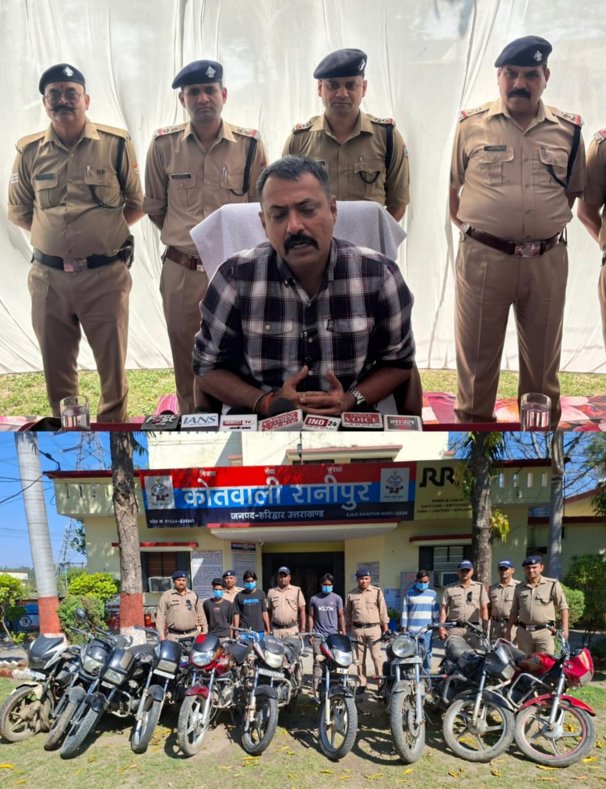 ऑपरेशन प्रहार: नशे की लत पूरी करने के लिए बाइक चोरी करने वाला गिरोह दबोचा, 10 बाइक बरामद