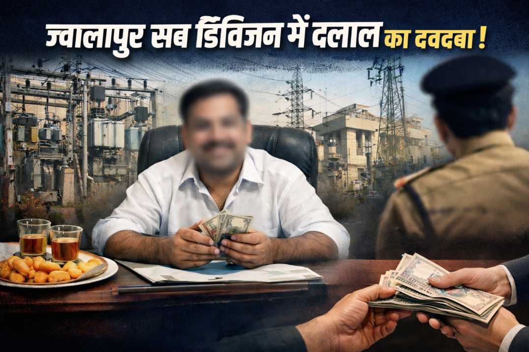 ज्वालापुर की एक सब डिवीजन में दलाल का दबदबा, उपभोक्ता और कर्मचारी दोनों परेशान